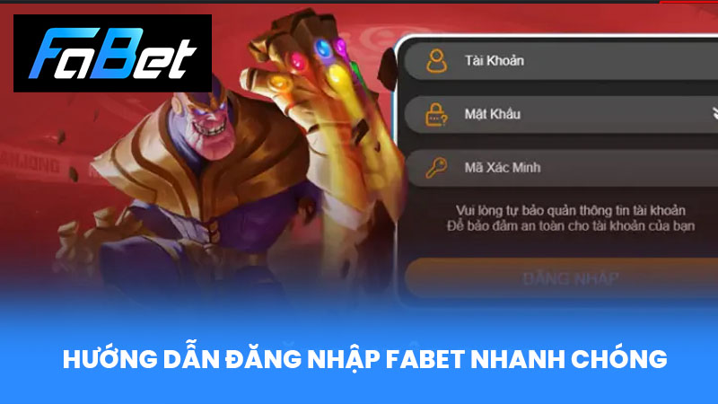 Hướng dẫn Đăng Nhập FABET nhanh chóng